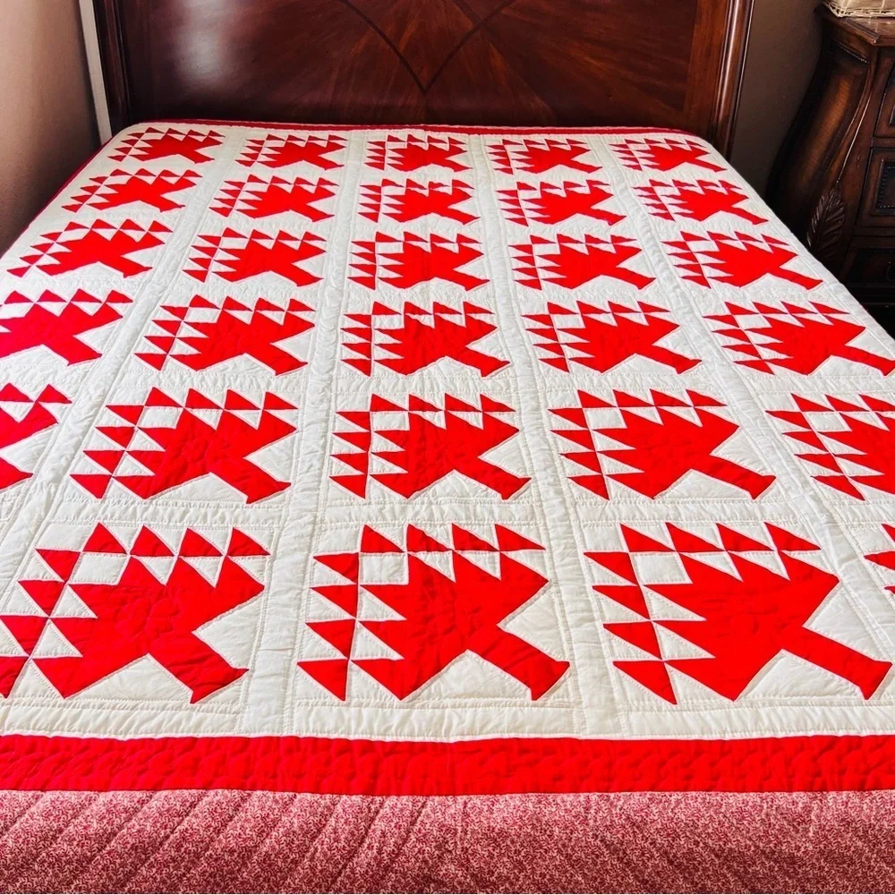 N/A 75”x86” vintage